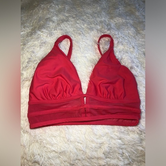 VENUS Red Deep Pink Triangle Bikini Top size 6 NWOT - Picture 10 of 10